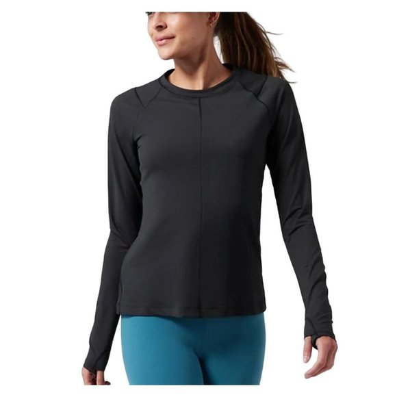 Athleta Tops - Athleta Sz XS Black Sunchaser Longsleeve Top Sun Protection